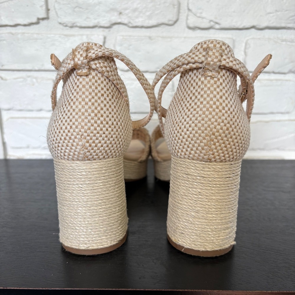 Vince Camuto Heeled‎ Espadrille Platform Strappy Sandal Women's Size 10 - Picture 6 of 7